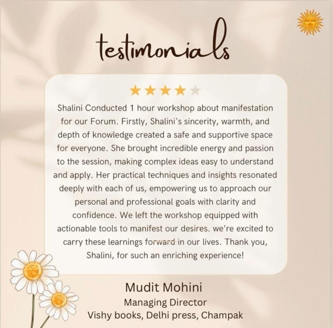 Testimonial 1